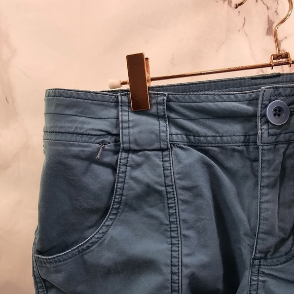 Outdoor Research Shorts Womens 6 Blue Wadi Rum 5 Inch Ripstop Hiking - Picture 2 of 10